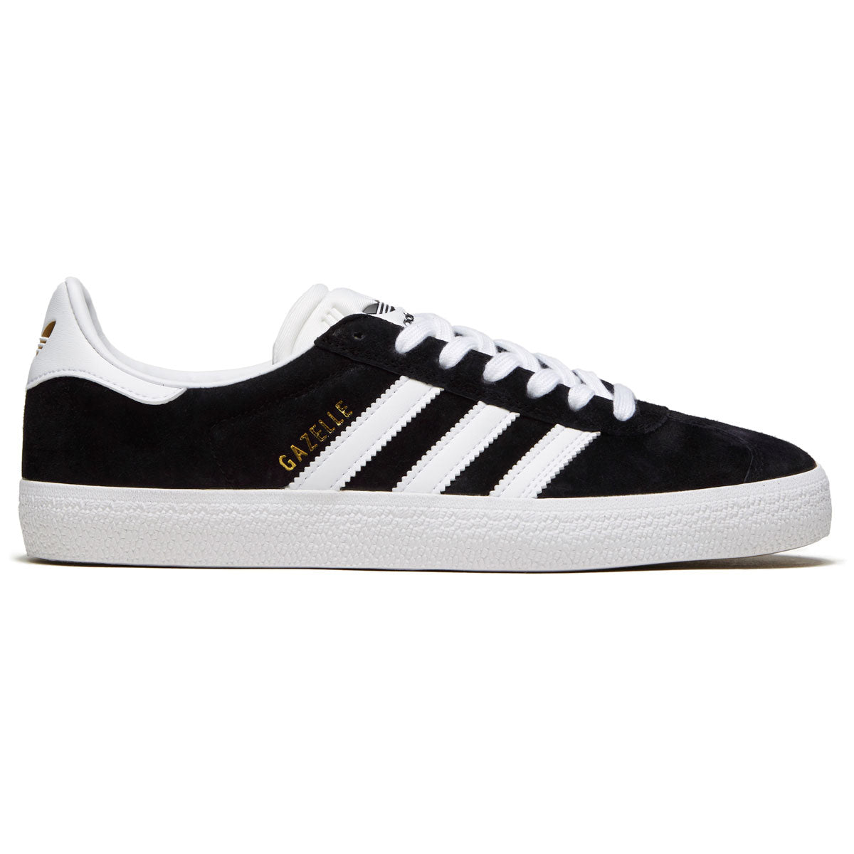 Adidas Gazelle Adv Shoes - Core Black/White/Gold Metallic image 1