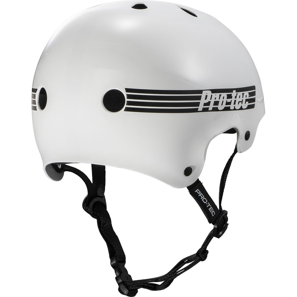 Pro-Tec Old School Skate Helmet - Gloss White image 2