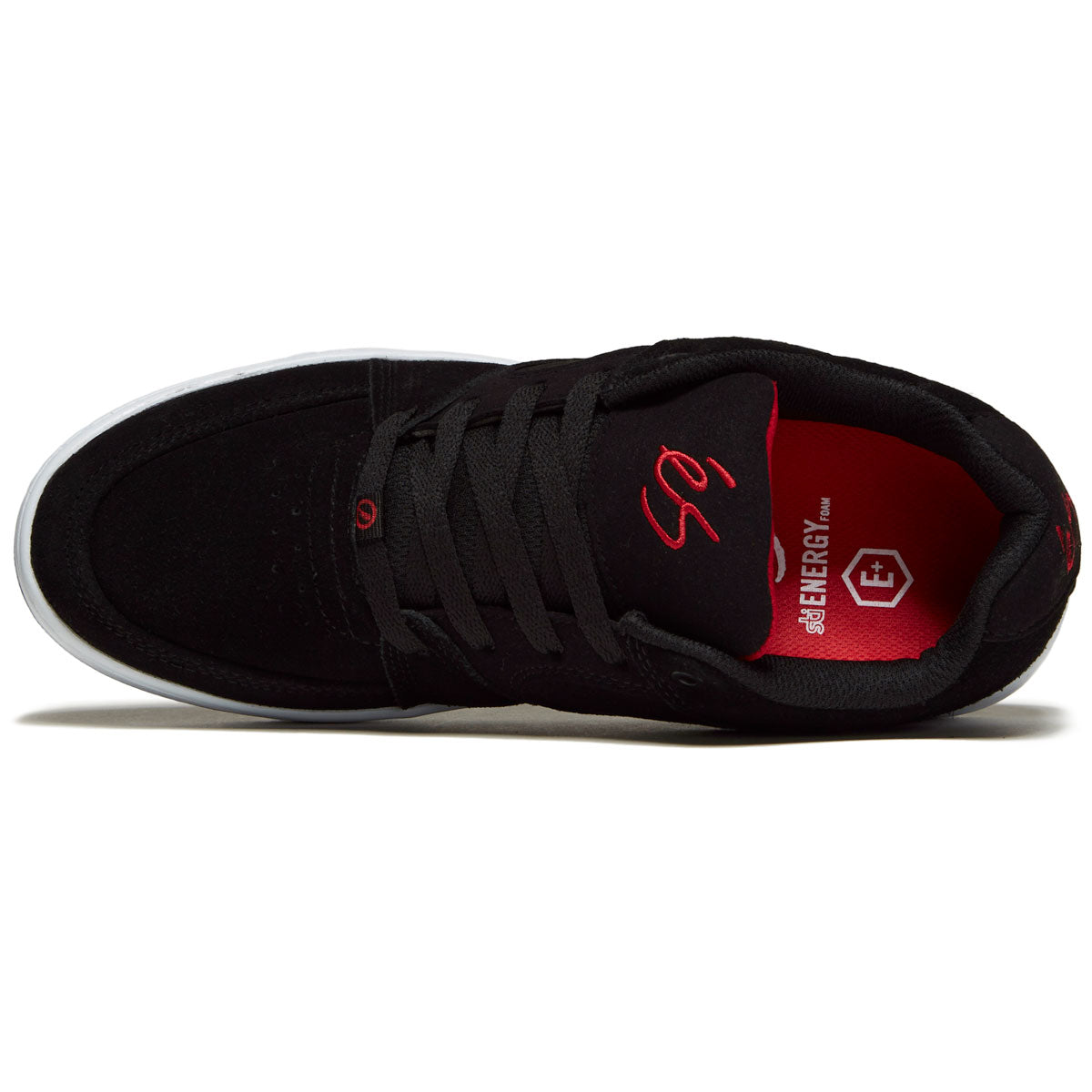 eS Accel Slim Shoes - Black/Black/Red image 3