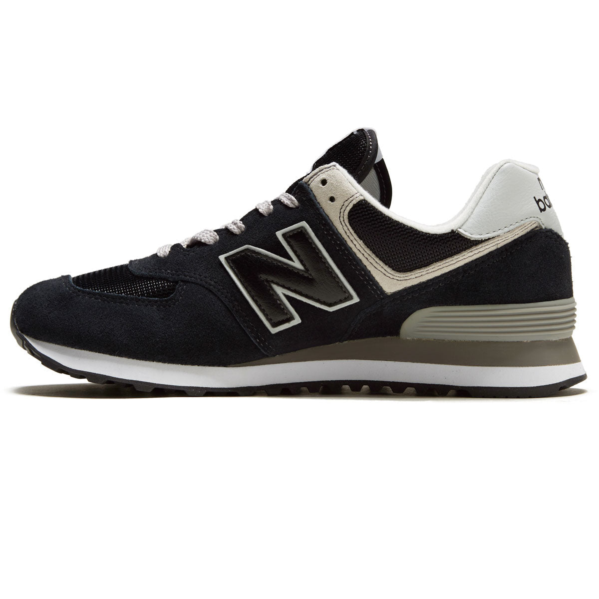 New Balance 574 Core Shoes - Black/White image 2