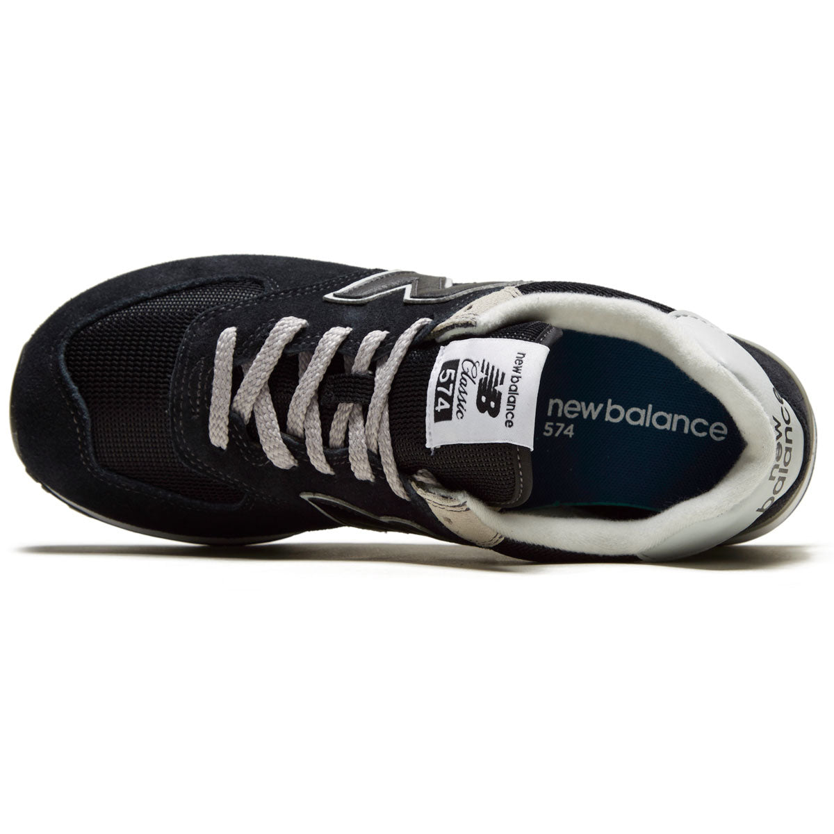 New Balance 574 Core Shoes - Black/White image 3