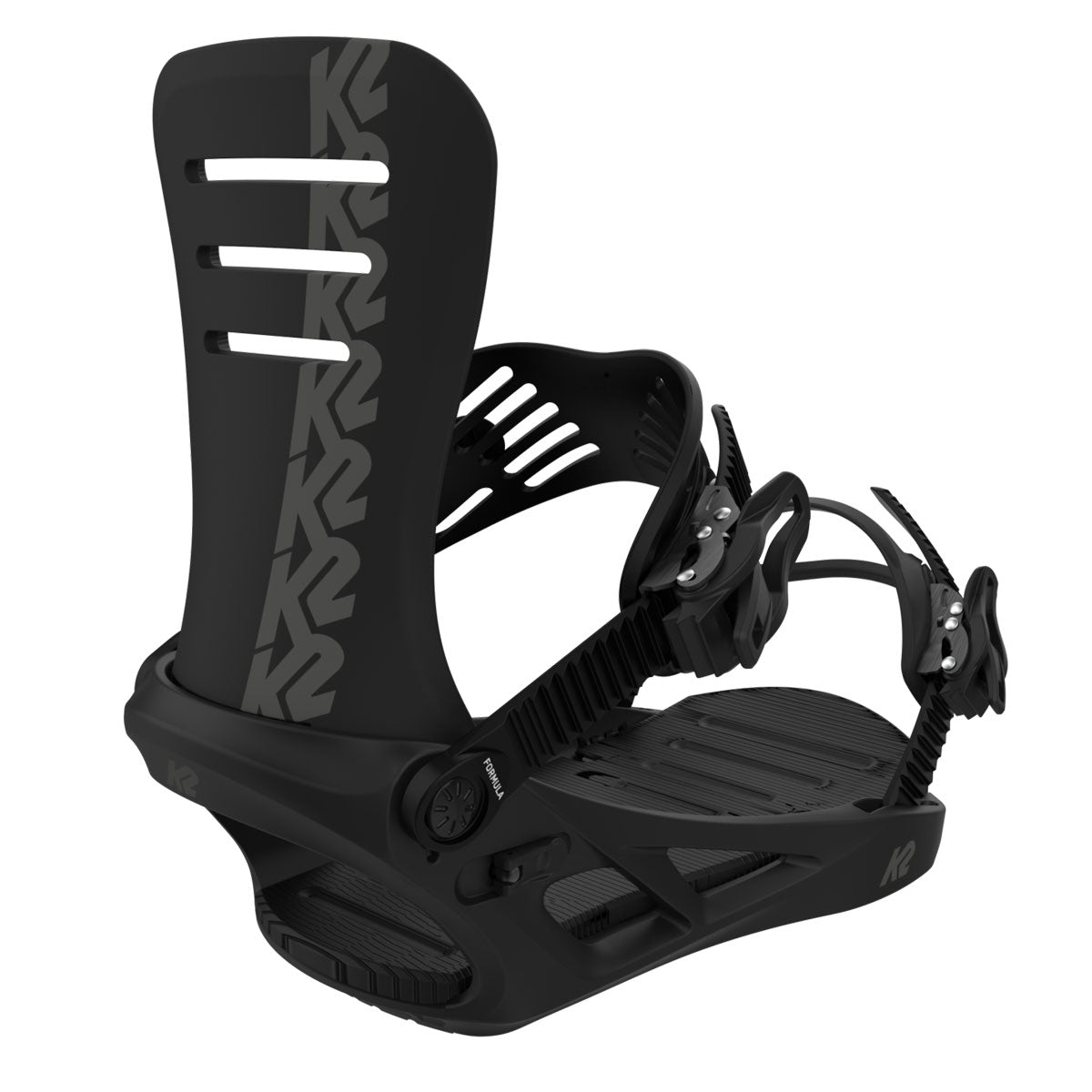 K2 Formula 2024 Snowboard Bindings - Black image 1