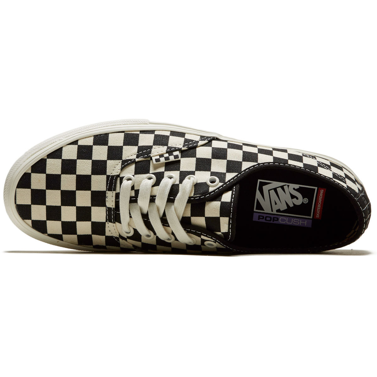 Vans Skate Authentic Shoes - Checkerboard Marshmallow image 3