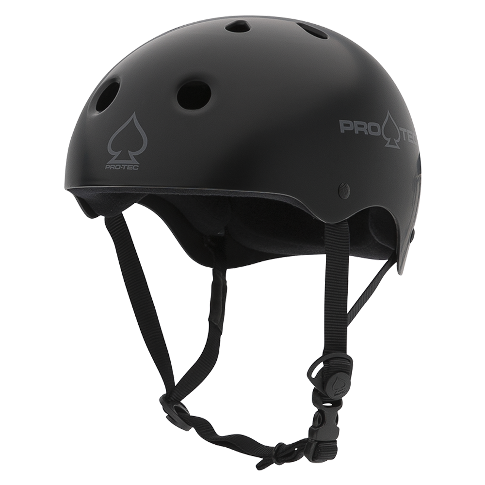 Pro-Tec The Classic Skateboard Helmet - Matte Black image 1