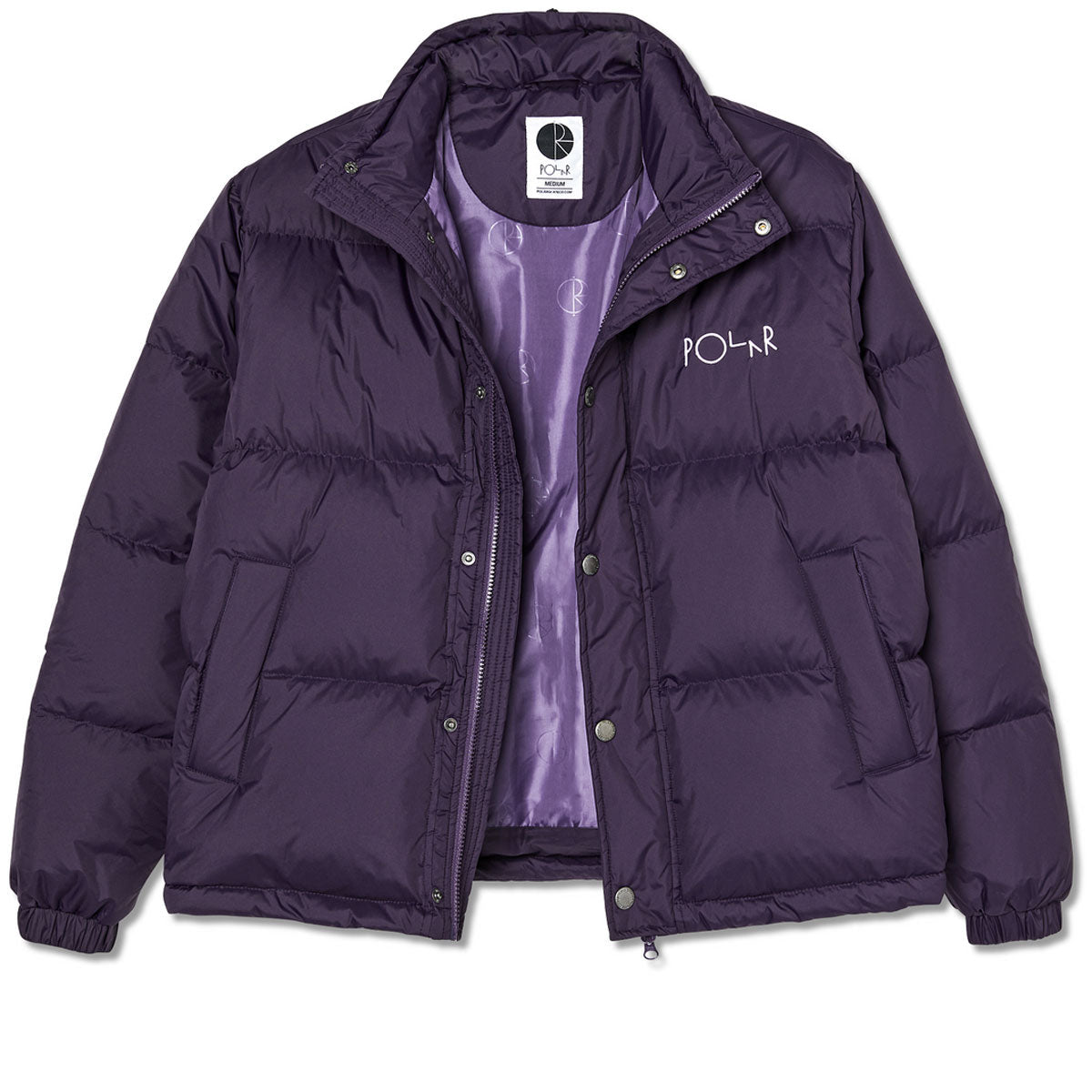 Polar Basic Puffer Jacket - Dark Violet image 3