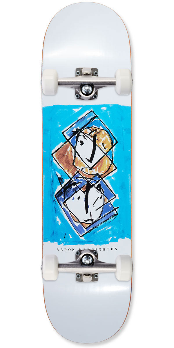 Polar Aaron Herrington Twisted Skateboard Complete - White - 8.25