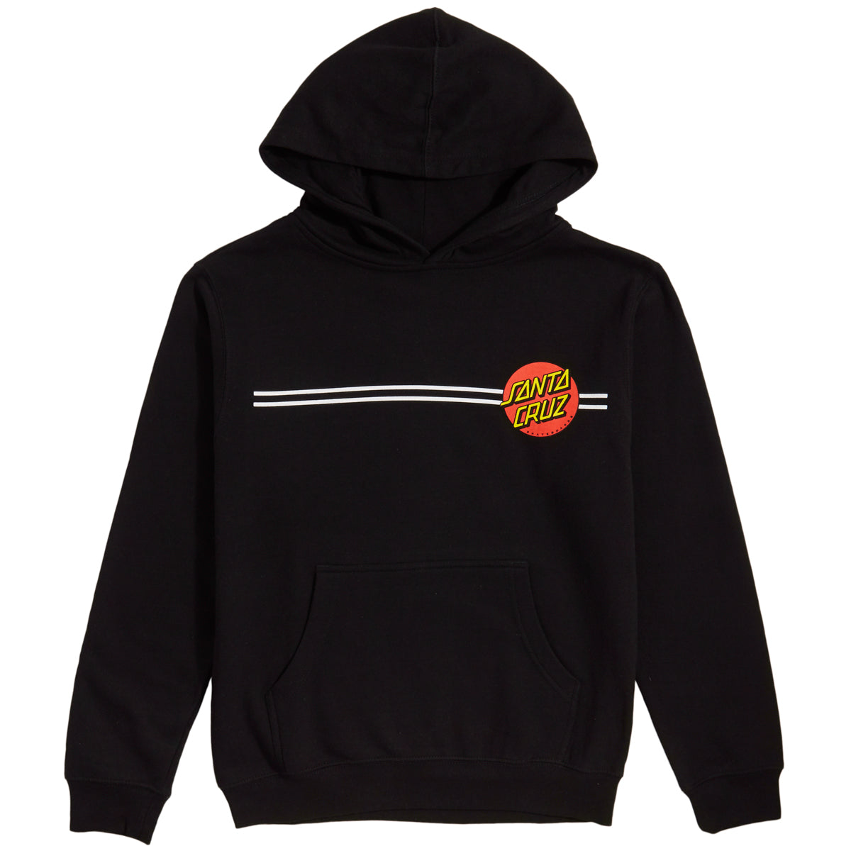 Santa Cruz Youth Classic Dot Hoodie - Black image 1