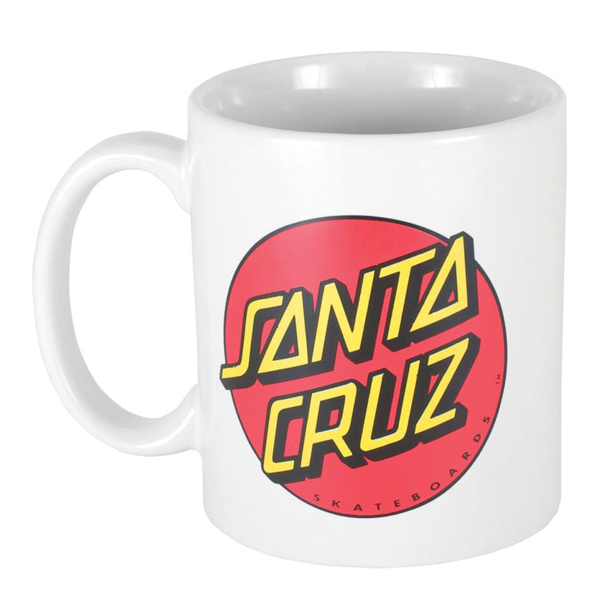 Santa Cruz Classic Dot Mug - White - 11 oz image 1