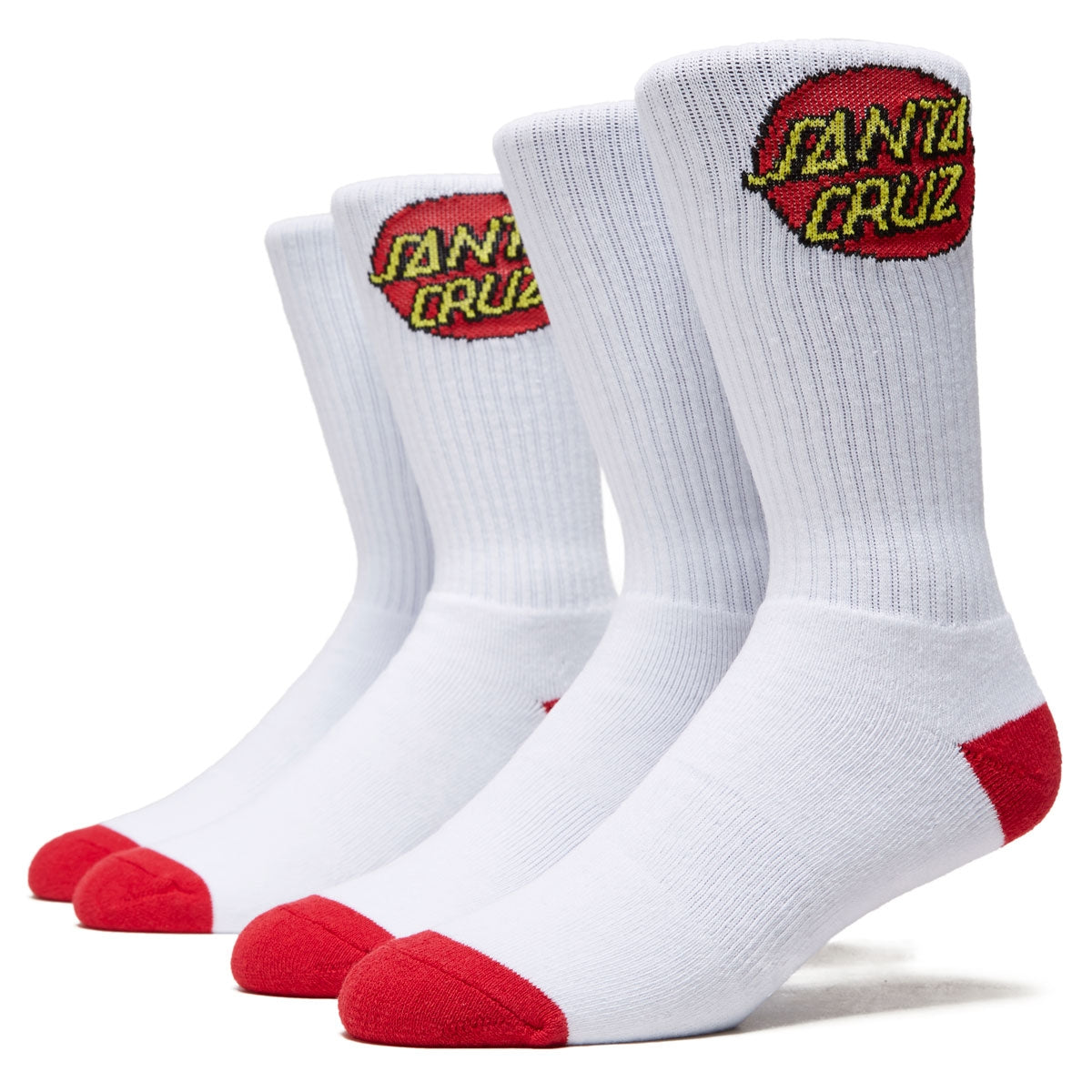 Santa Cruz Cruz Crew 2 Pair of Socks - White image 1