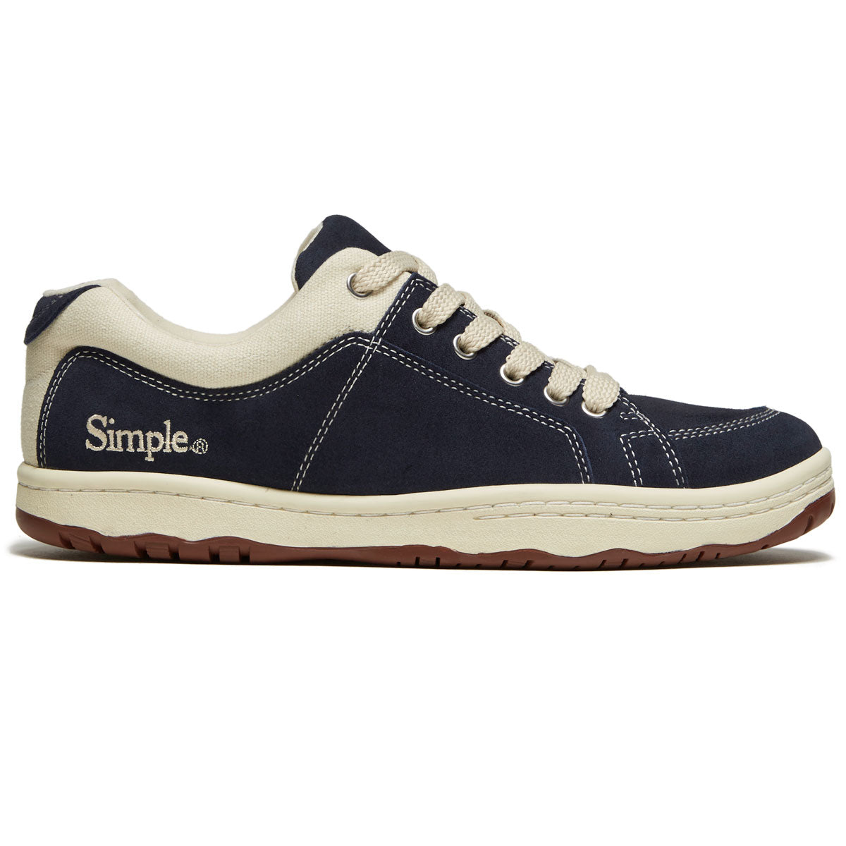 Simple OS Suede Shoes - Navy image 1