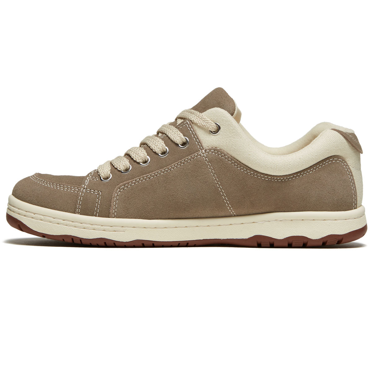 Simple OS Suede Shoes - Taupe image 2