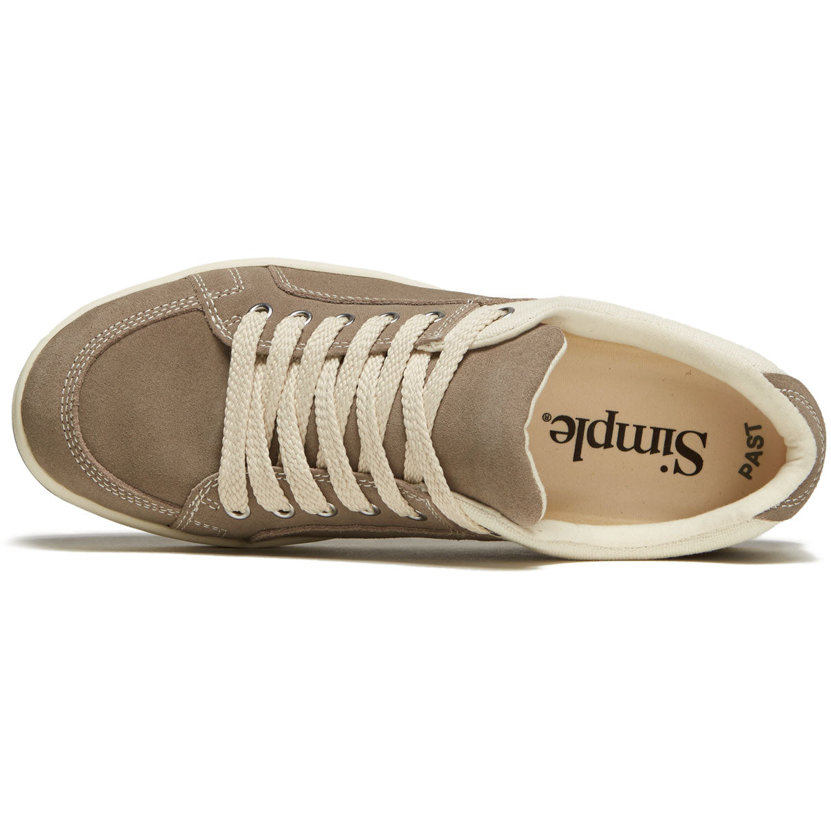 Simple OS Suede Shoes - Taupe image 3