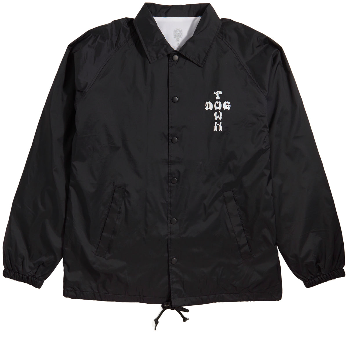 Dogtown Cross Logo Windbreaker Jacket - Black/White image 1