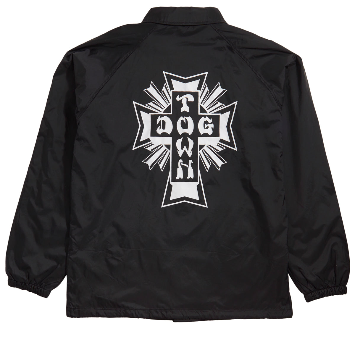 Dogtown Cross Logo Windbreaker Jacket - Black/White image 2