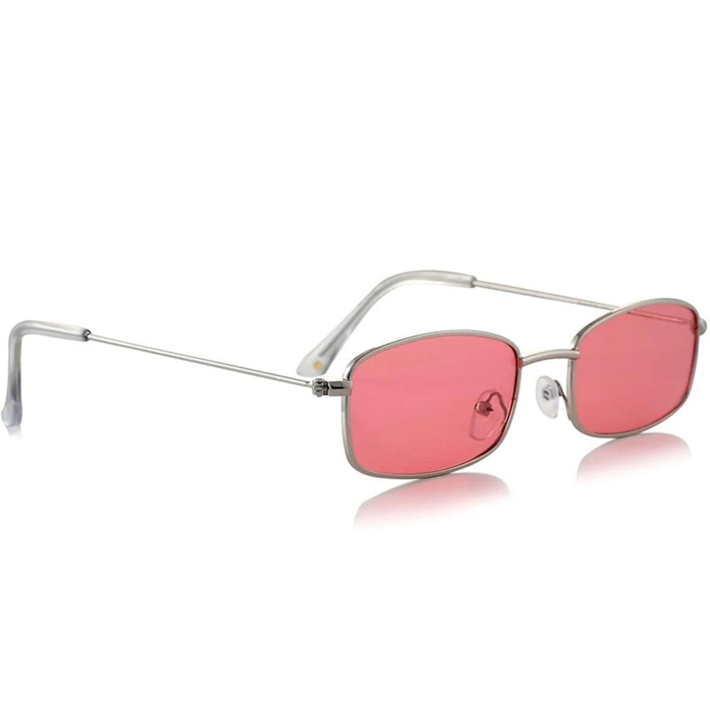 Glassy Rae Polarized Sunglasses - Silver/Pink Mirror image 1