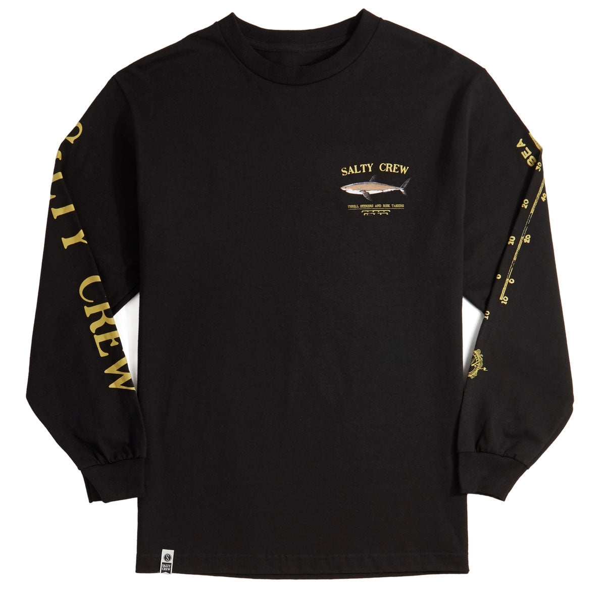 Salty Crew Bruce Long Sleeve T-Shirt - Black image 1