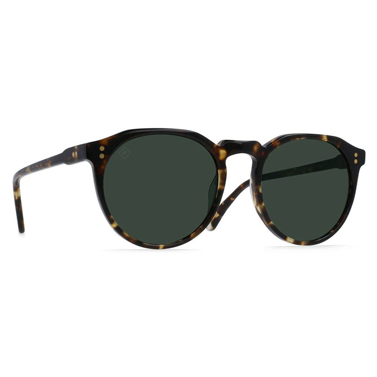 Raen Remmy 52 Sunglasses - Brindle Tortoise/Green Polarized image 1