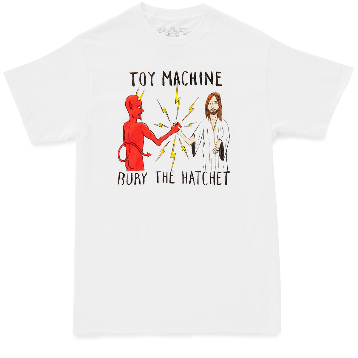 Toy Machine Bury The Hatchet II T-Shirt - White image 1