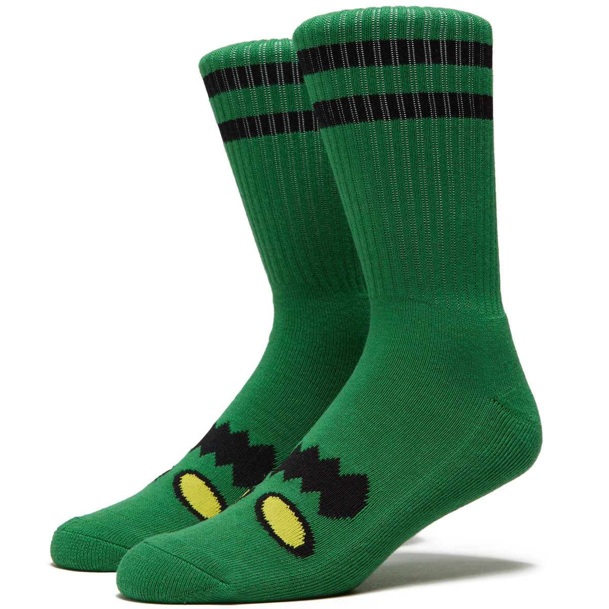 Toy Machine Monster Face Socks - Green image 1
