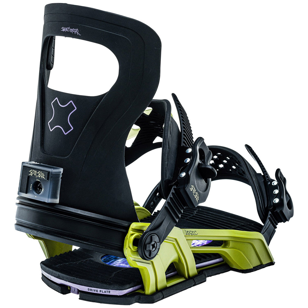 Bent Metal Logic 2023 Snowboard Bindings - Green image 1