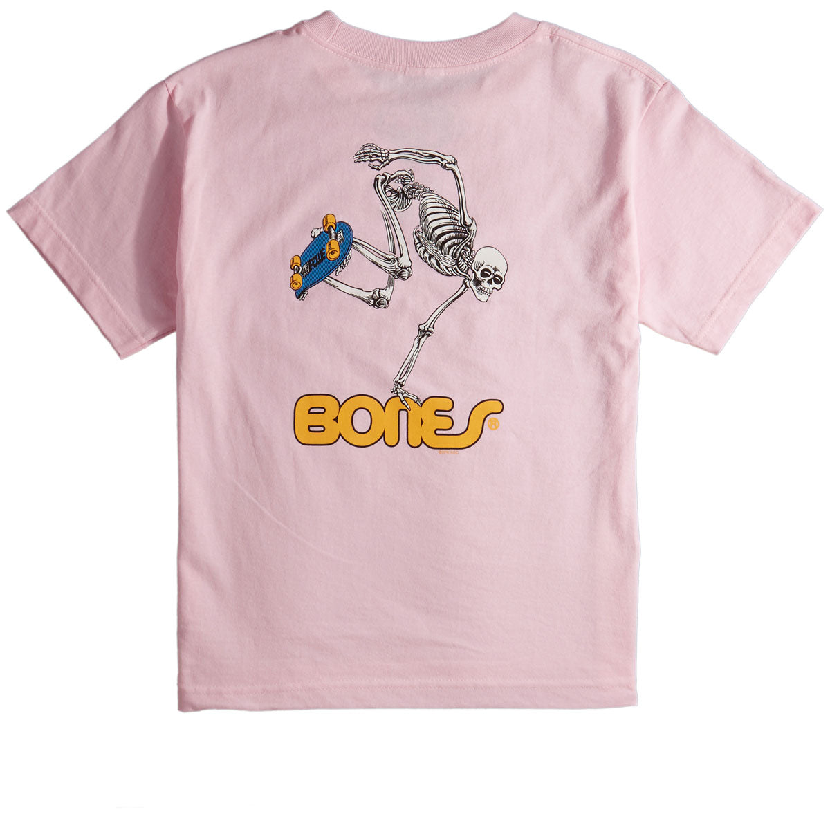 Powell-Peralta Youth Skateboard Skeleton T-Shirt - Light Pink image 2