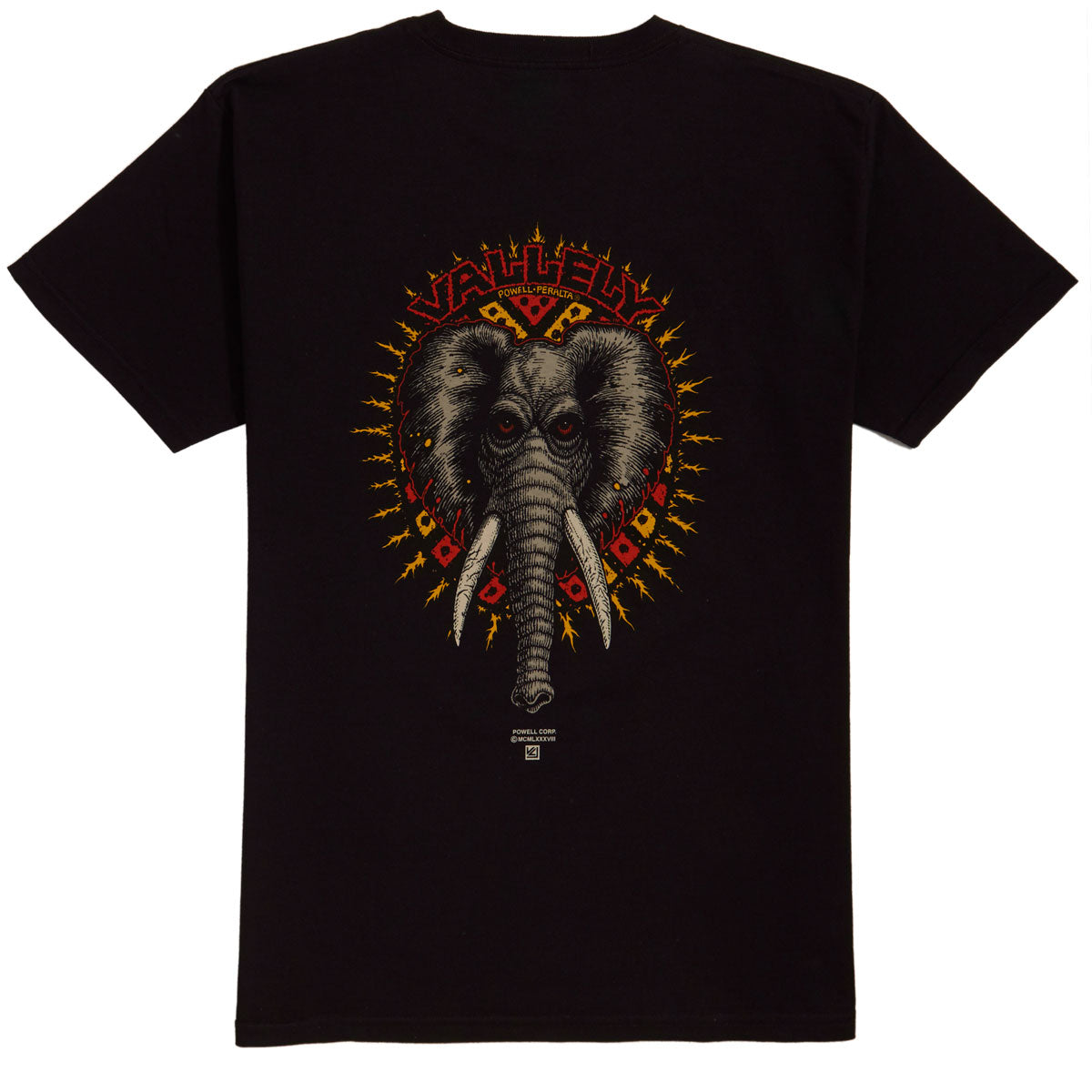 Powell-Peralta Vallely Elephant T-Shirt - Black image 2
