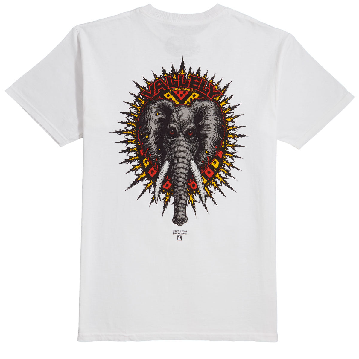 Powell-Peralta Vallely Elephant T-Shirt - White image 2