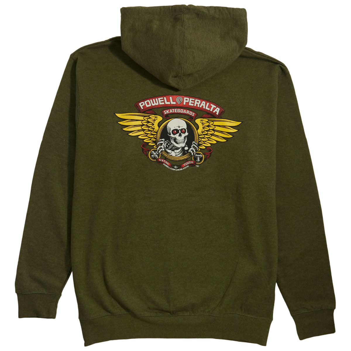 Powell-Peralta Winged Ripper Hoodie - Army Heather image 2