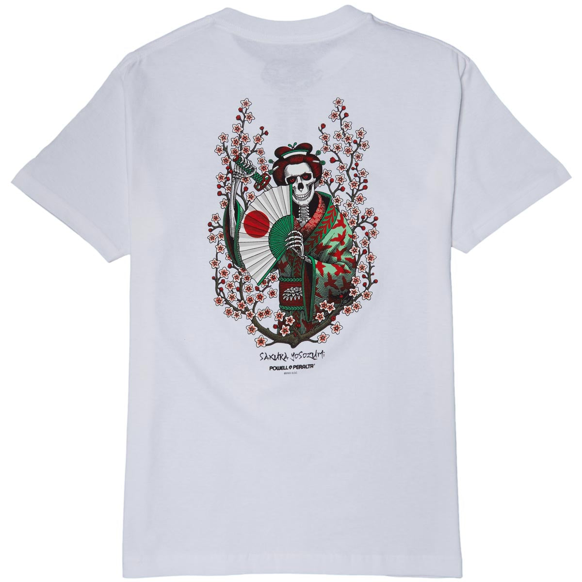 Powell-Peralta Sakura Yosozumi T-Shirt - White image 3