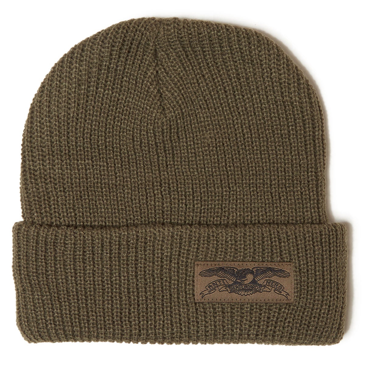 Anti-Hero Stock Eagle Cuff Beanie - Olive image 1