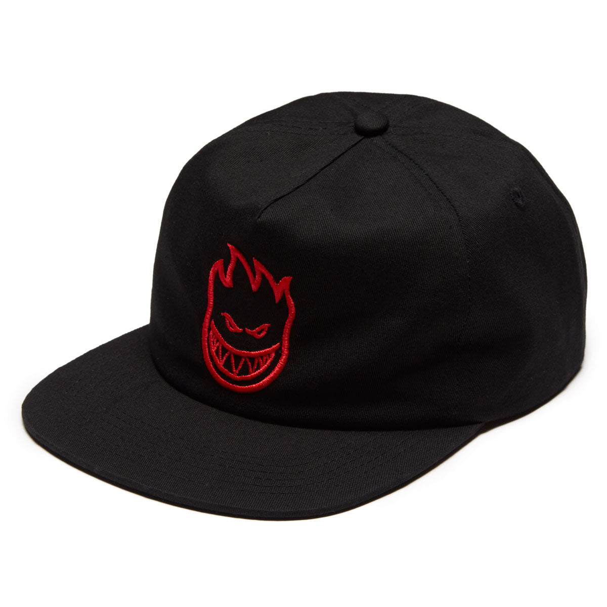 Spitfire Bighead Snapback Hat - Black/Red image 1