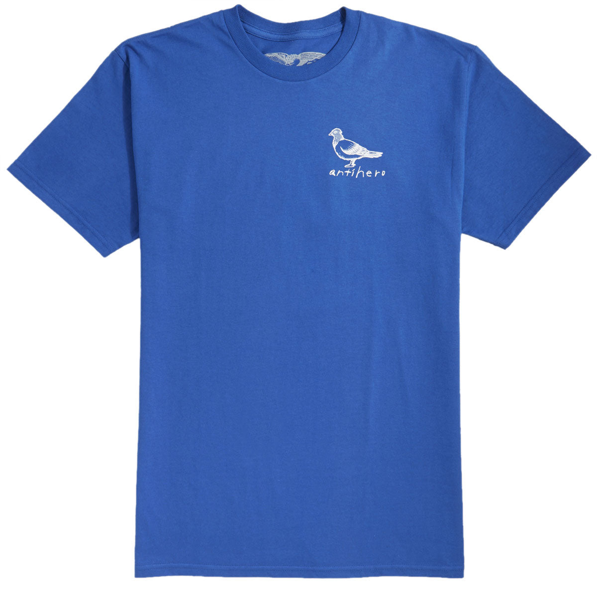 Anti-Hero Basic Pigeon T-Shirt - Royal/White image 1