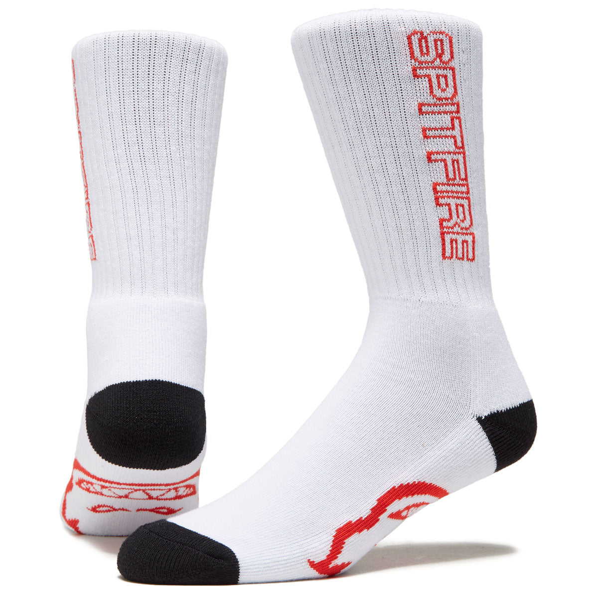 Spitfire Classic 87' 3-pack Socks - White/Black/Red image 2