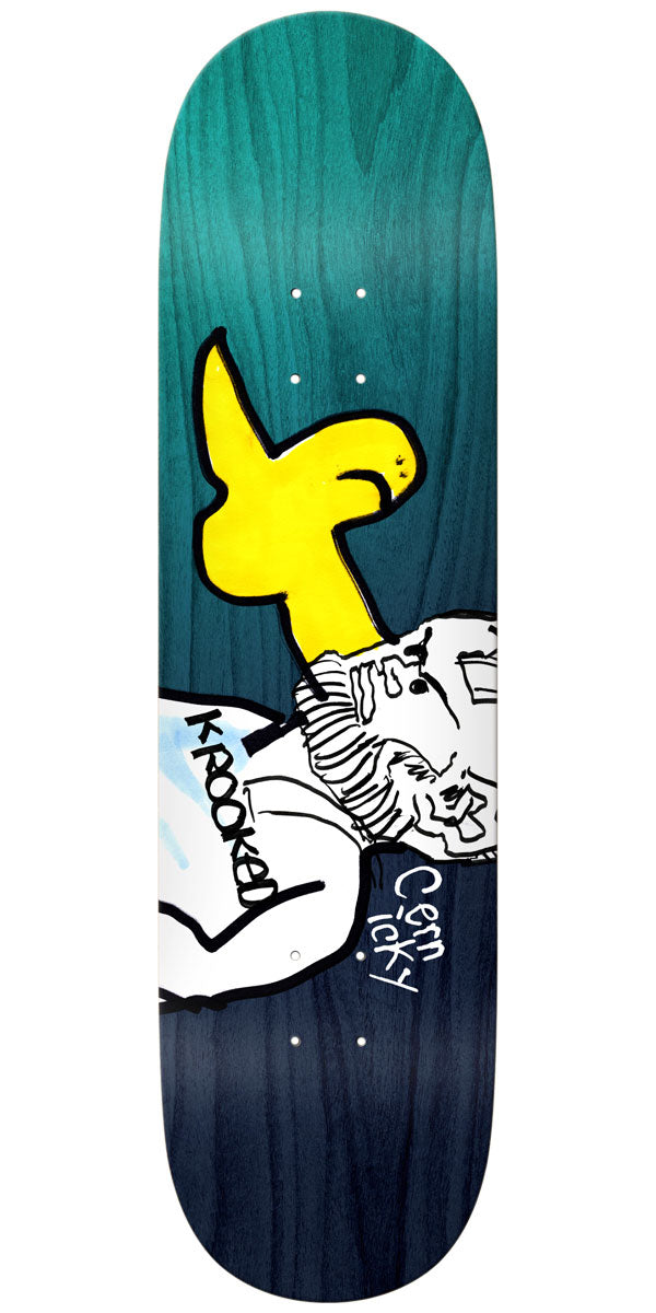 Krooked Cernicky Socrates Skateboard Deck - 8.06