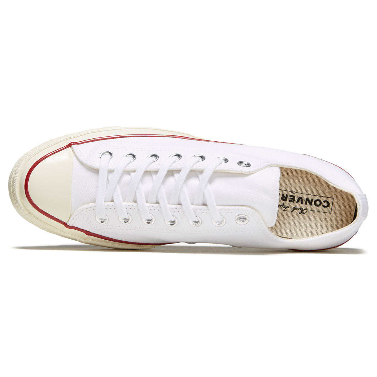 Converse Chuck 70 Ox Shoes - White/Garnet/Egret image 3