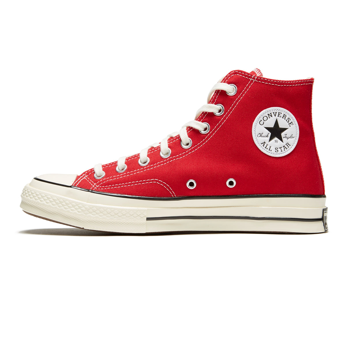 Converse Chuck 70 Hi Shoes - Enamel Red/Egret/Black image 2