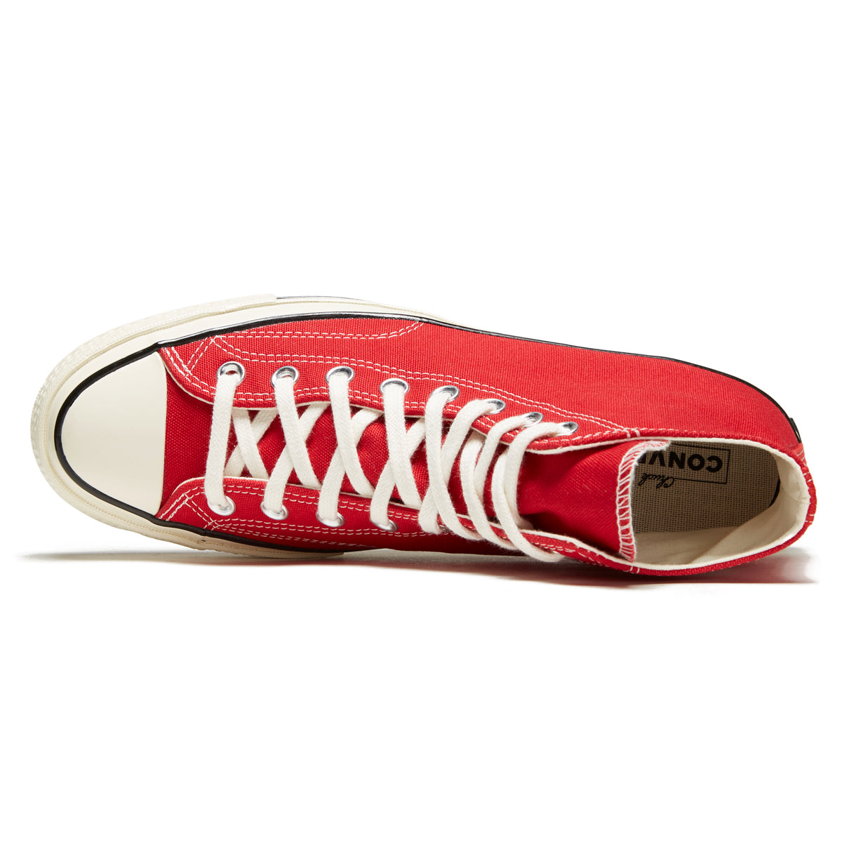 Converse Chuck 70 Hi Shoes - Enamel Red/Egret/Black image 3