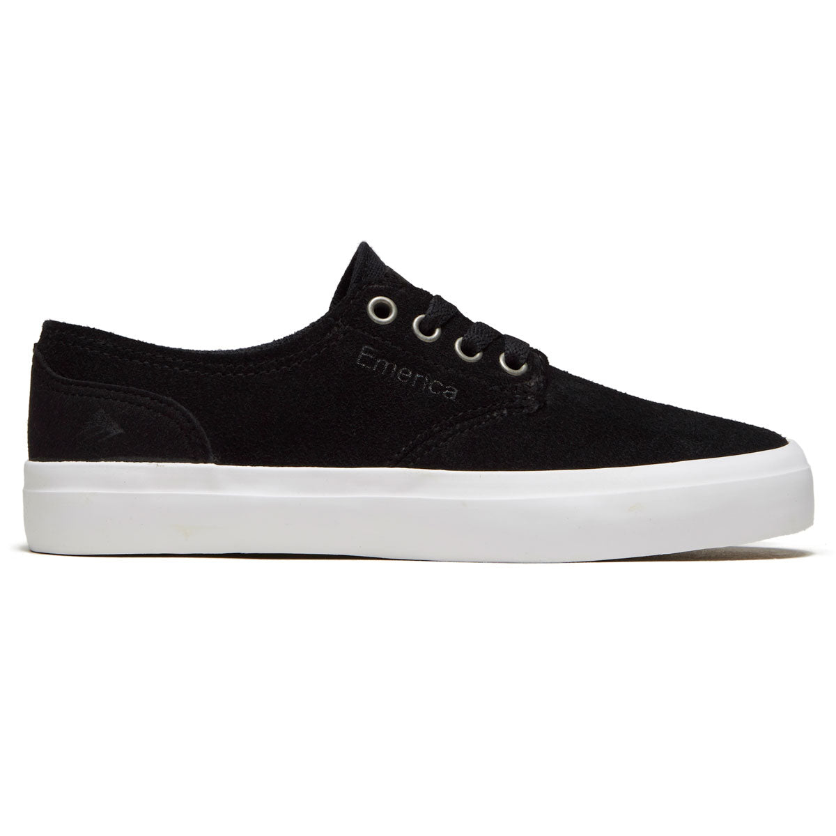 Emerica Romero Laced Youth Shoes - Black/White/Gum image 1