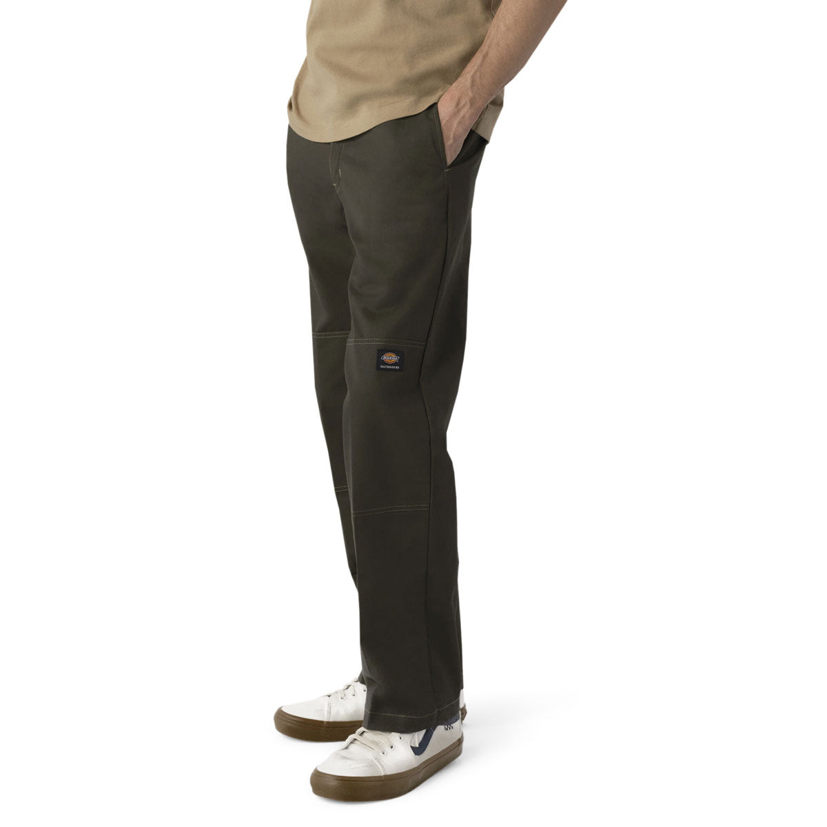 Dickies Regular Fit Double Knee Pants - Olive Green image 2