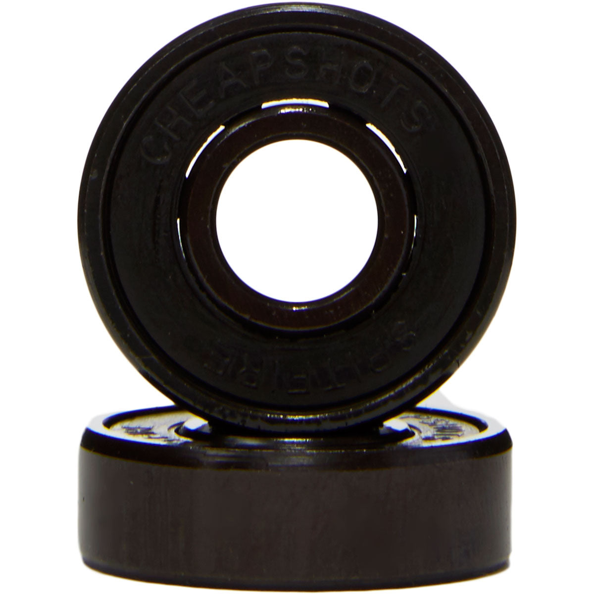 Spitfire Cheapshots Skateboard Bearings - Black image 1