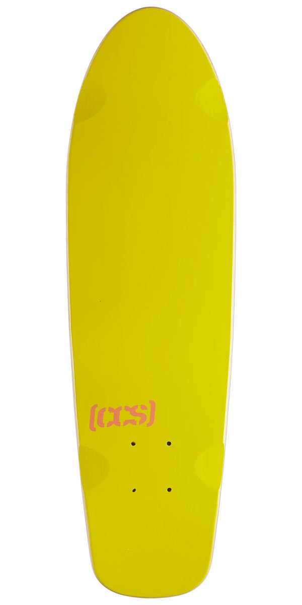 CCS Logo Cruiser Skateboard Deck - Yellow - 8.00