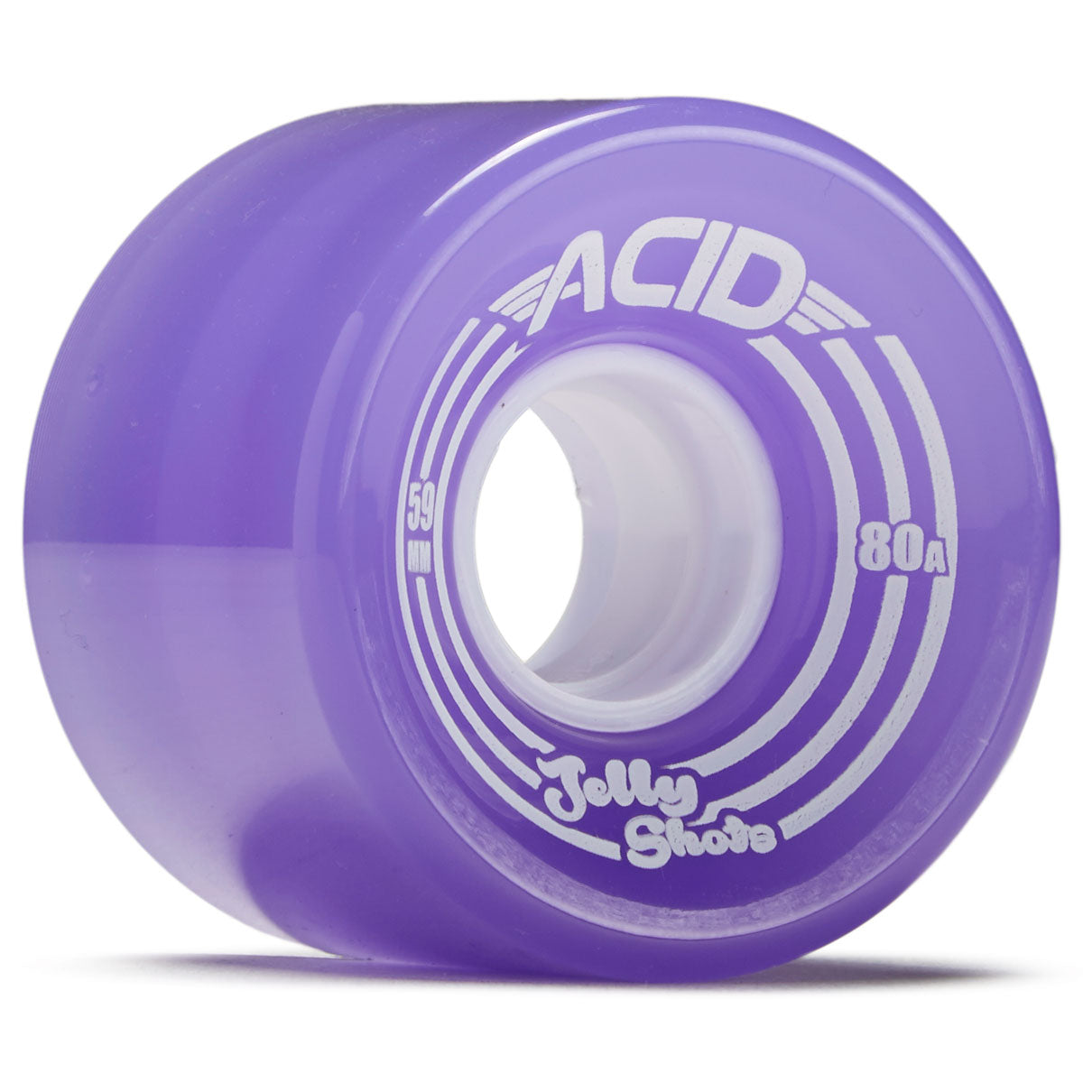 Acid Jelly Shots 80a Skateboard Wheels - Purple - 59mm image 1