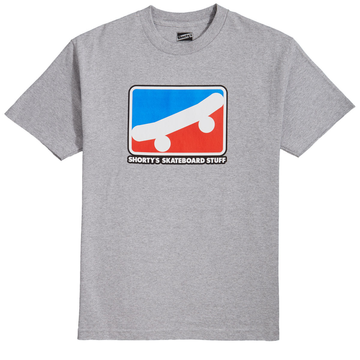 Shorty's Skate Icon T-Shirt - Athletic Grey image 1