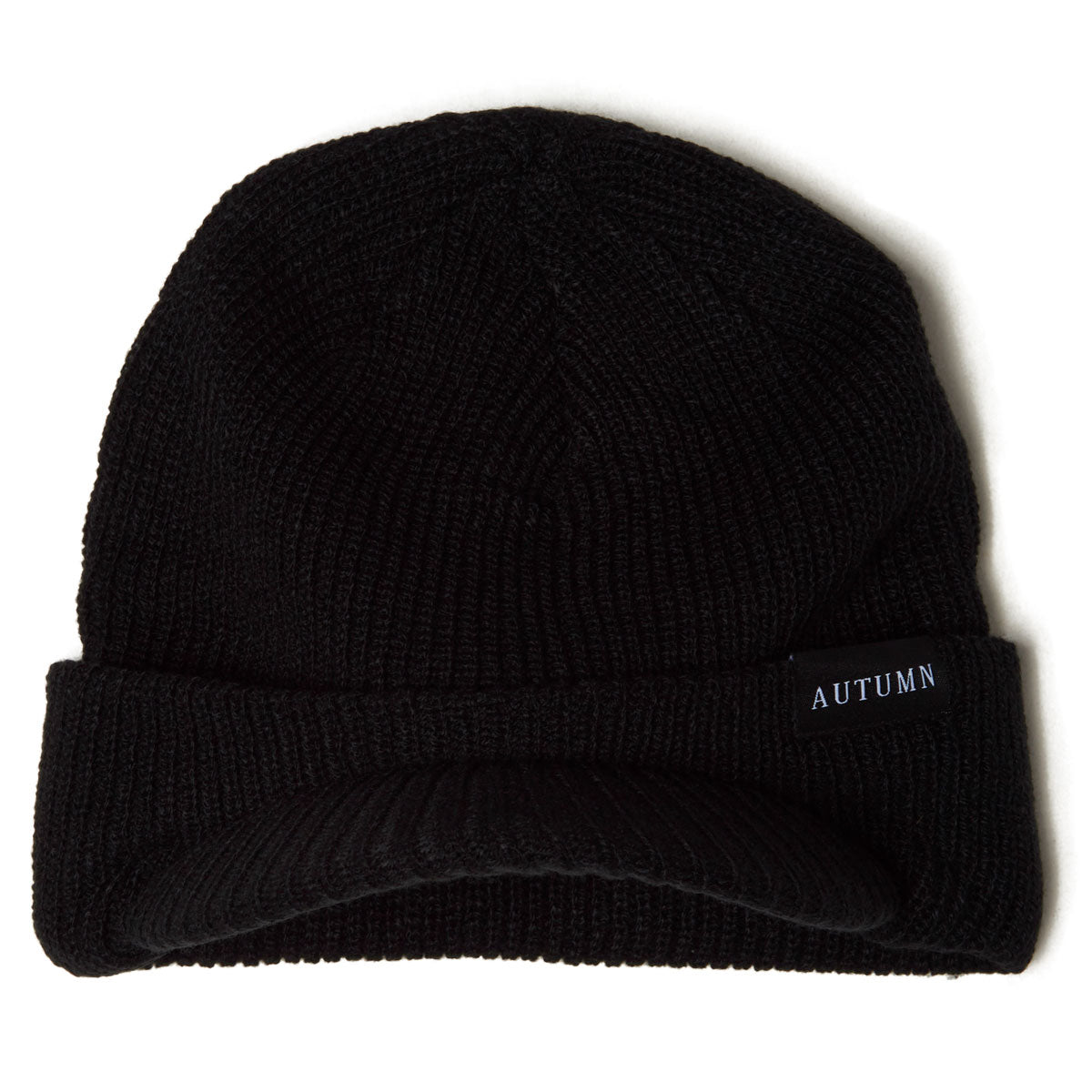 Autumn Visor Beanie - Black image 1