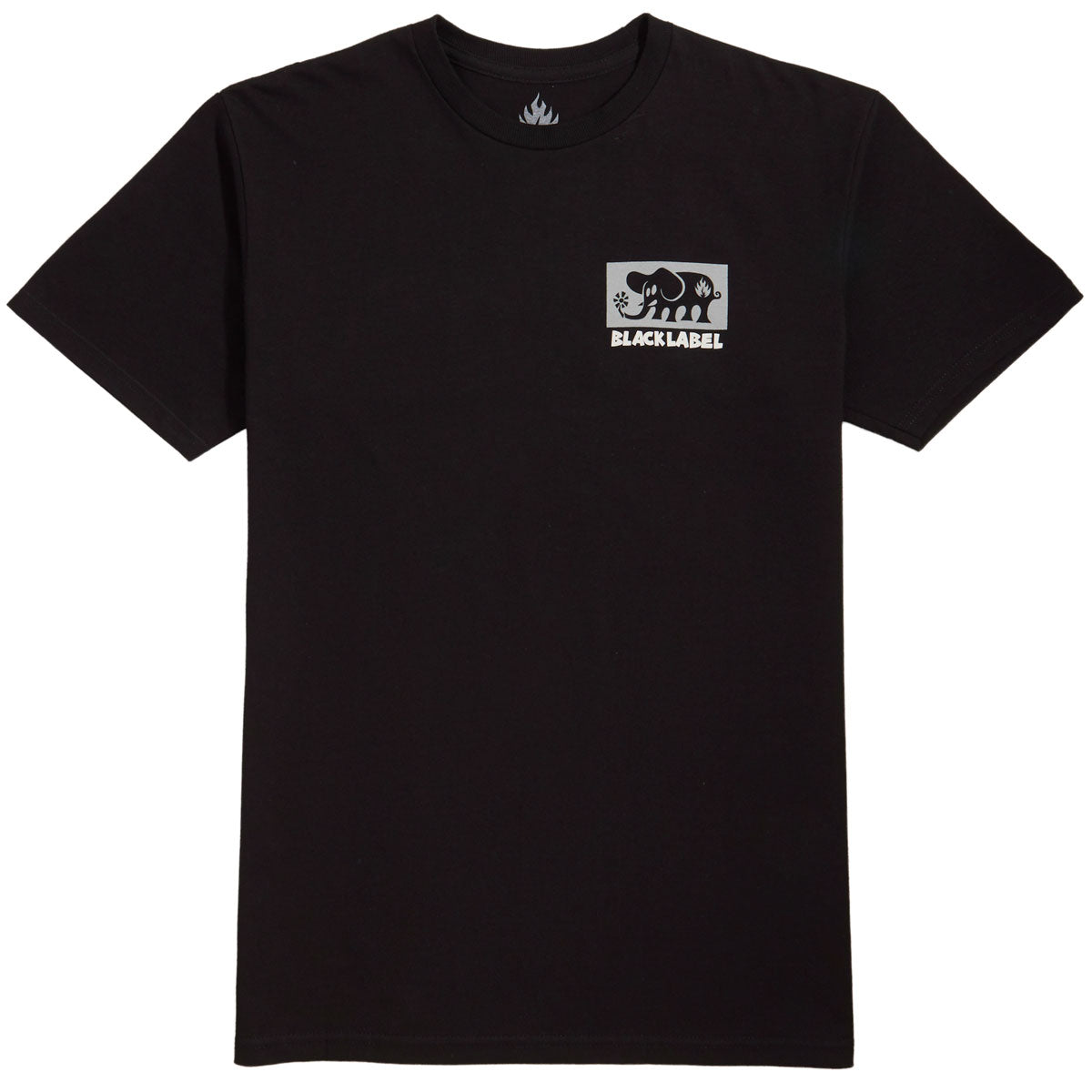 Black Label Elephant Block T-Shirt - Black image 1
