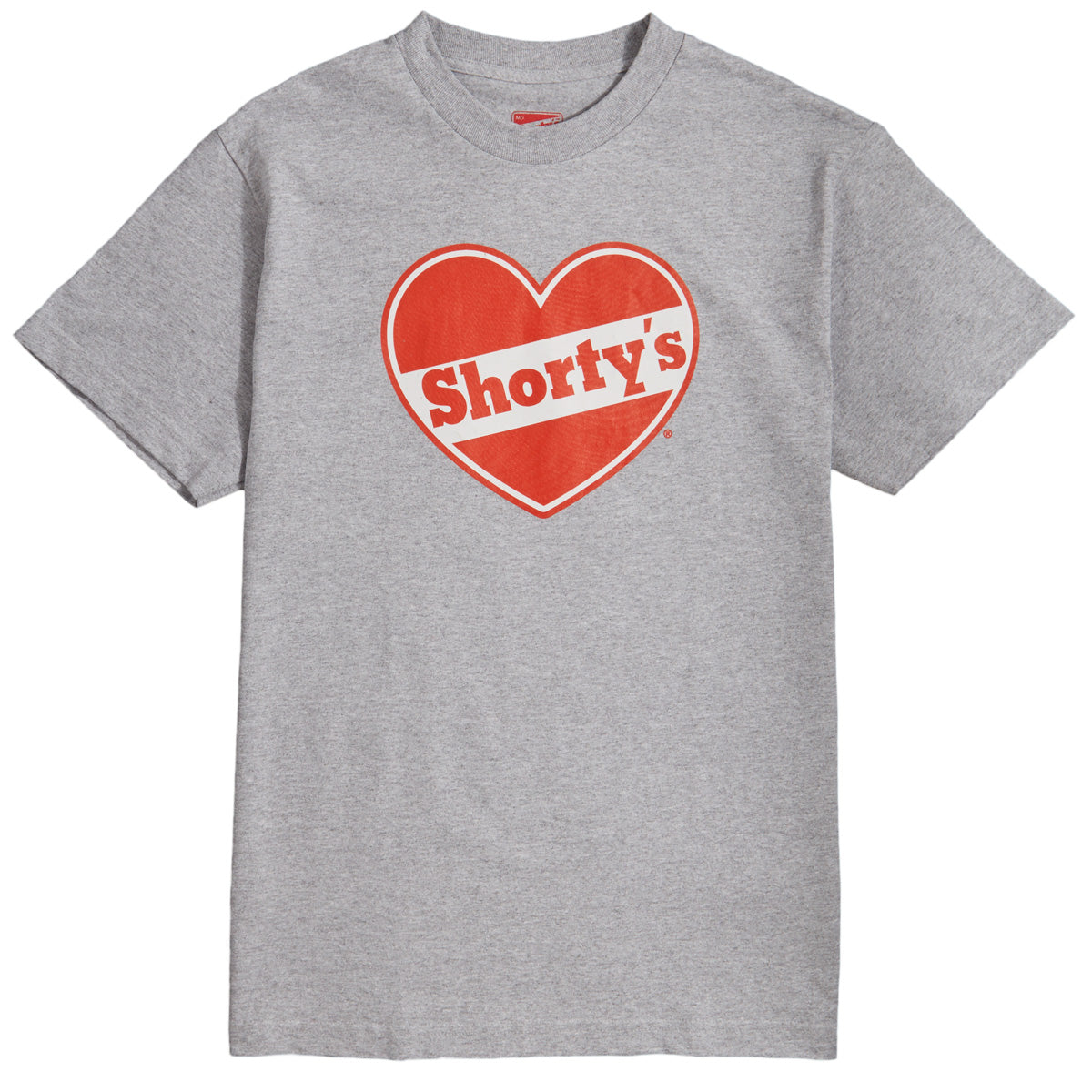 Shortys Heart Logo T-Shirt - Grey image 1