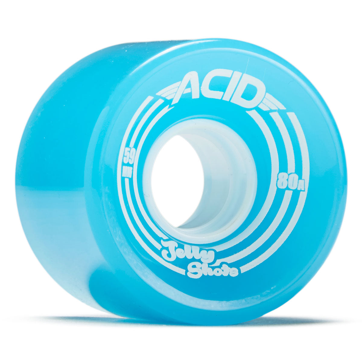 Acid Jelly Shots 80a Skateboard Wheels - Blue - 59mm image 1