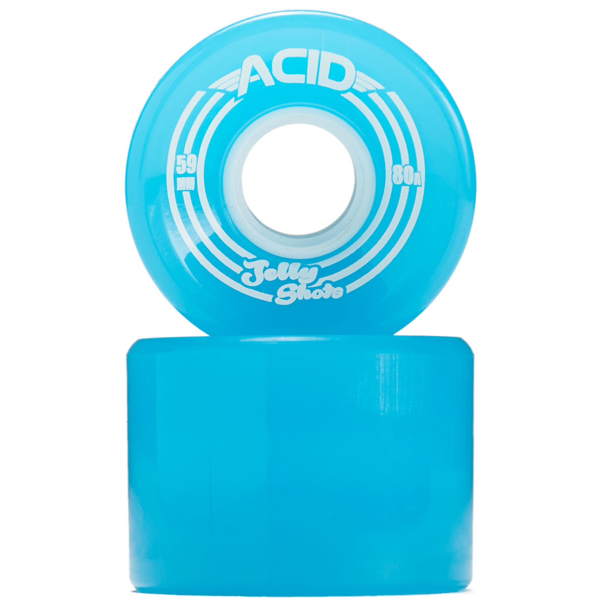 Acid Jelly Shots 80a Skateboard Wheels - Blue - 59mm image 2