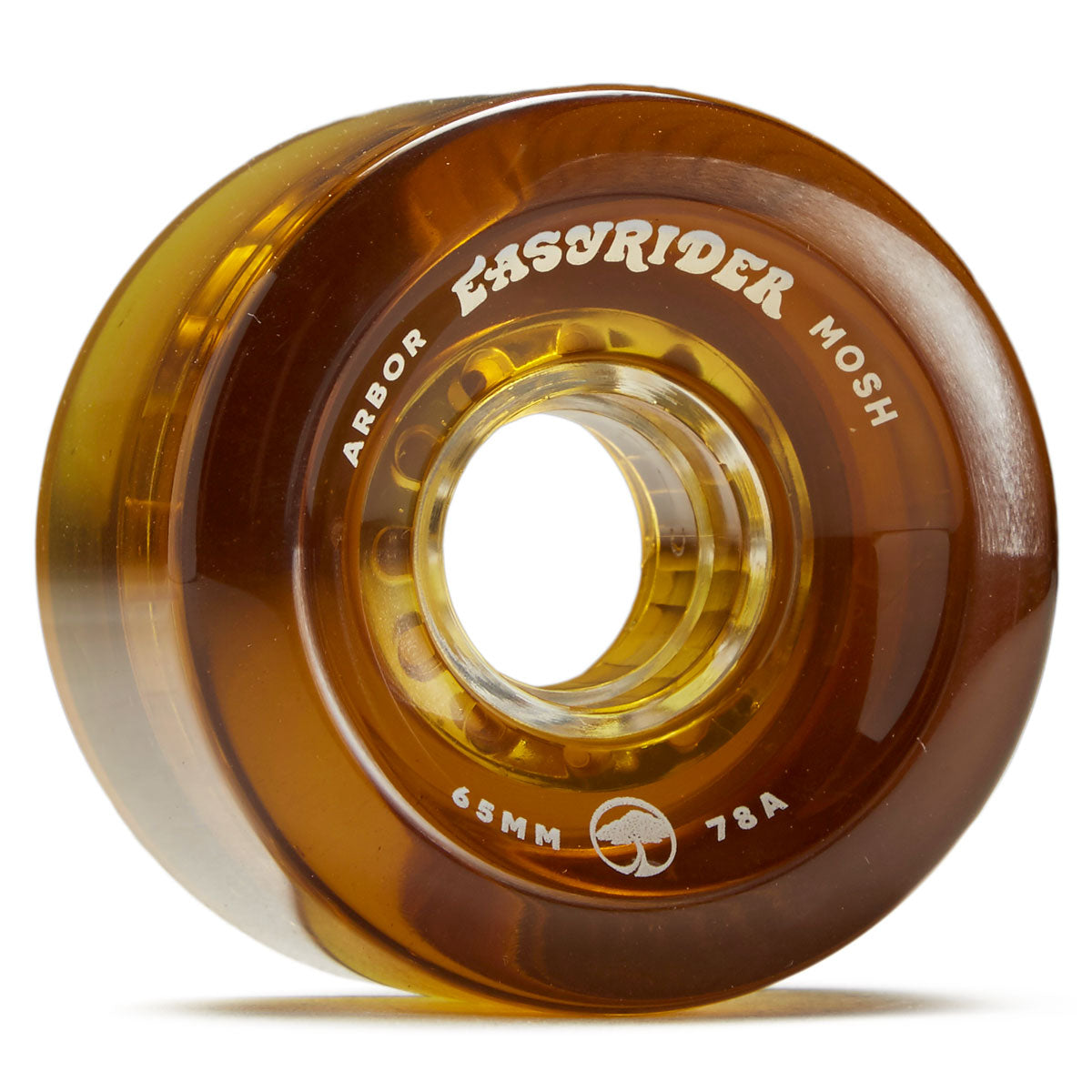 Arbor Mosh 78a Longboard Wheels - Amber - 65mm image 1