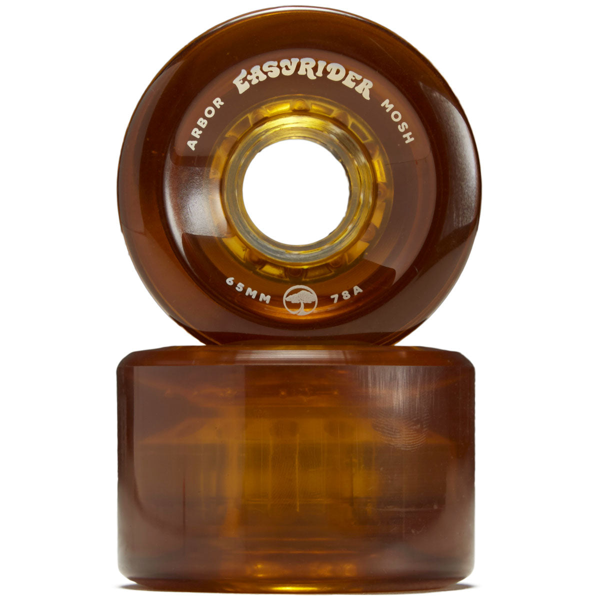 Arbor Mosh 78a Longboard Wheels - Amber - 65mm image 2